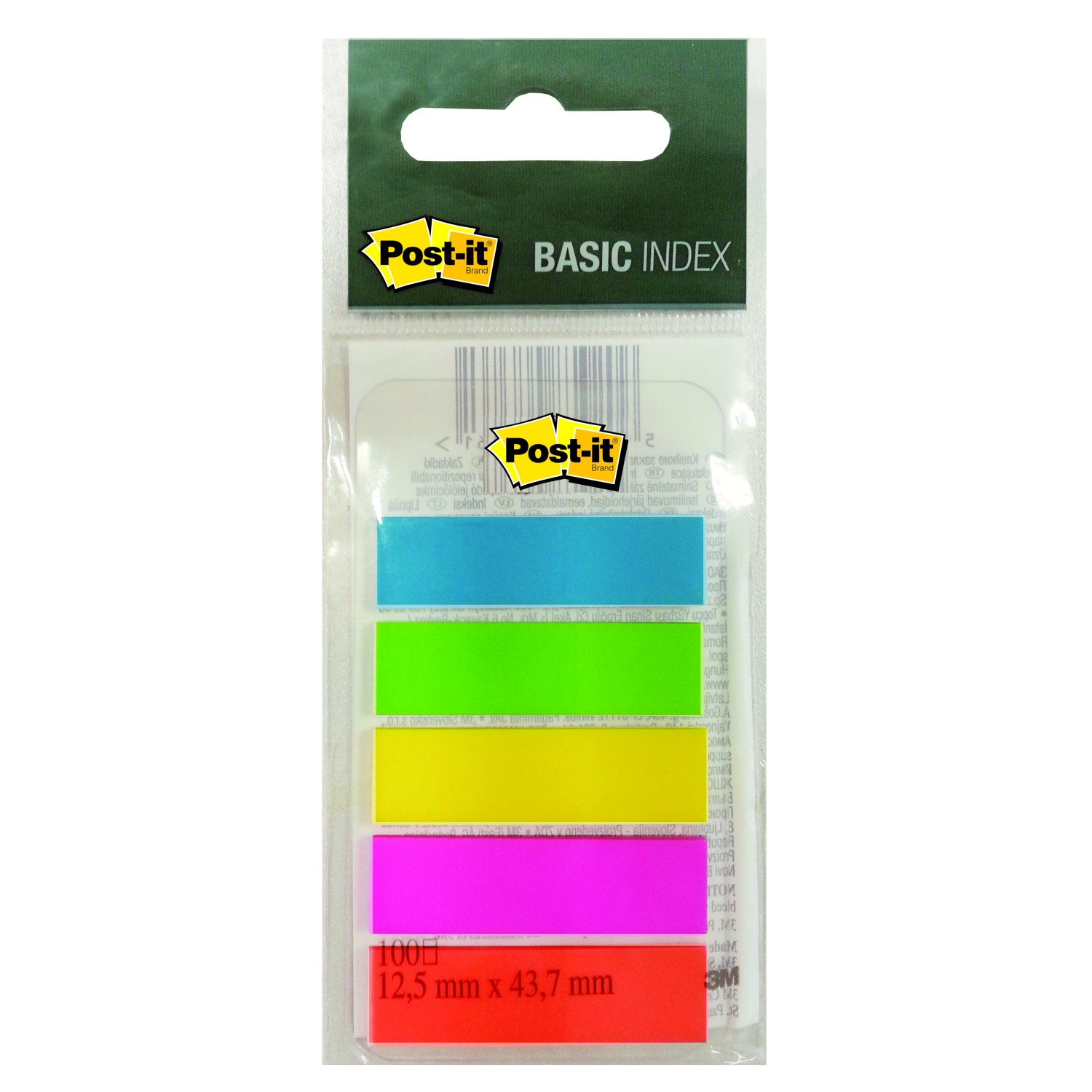 ΣΕΛΙΔΟΔΕΙΚΤΕΣ 3Μ 683-5EE (5 ΧΡΩΜ) 12X43mm 20φ