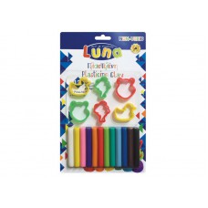 Πλαστελίνη 12Χρώματα Με 6 Καλούπια 620552