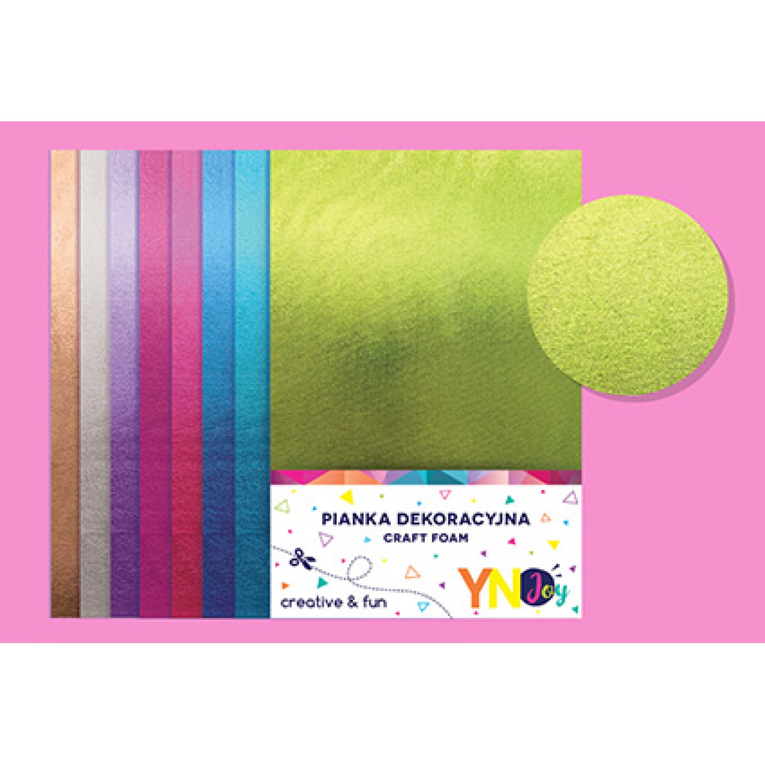 ΑΦΡΩΔΕΣ INTERDRUK METTALIC 263810 21X30 ASS 8τεμ