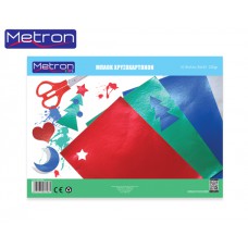 METRON ΜΠΛΟΚ ΧΡΥΣΟΧΑΡΤΟΝΟ 25x35cm 10Φ.