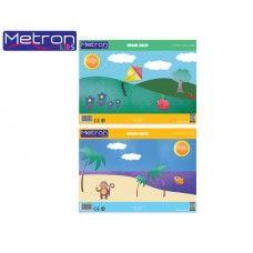 METRON ΜΠΛΟΚ ΓΛΑΣΣΕ 25x35cm 10Φ.