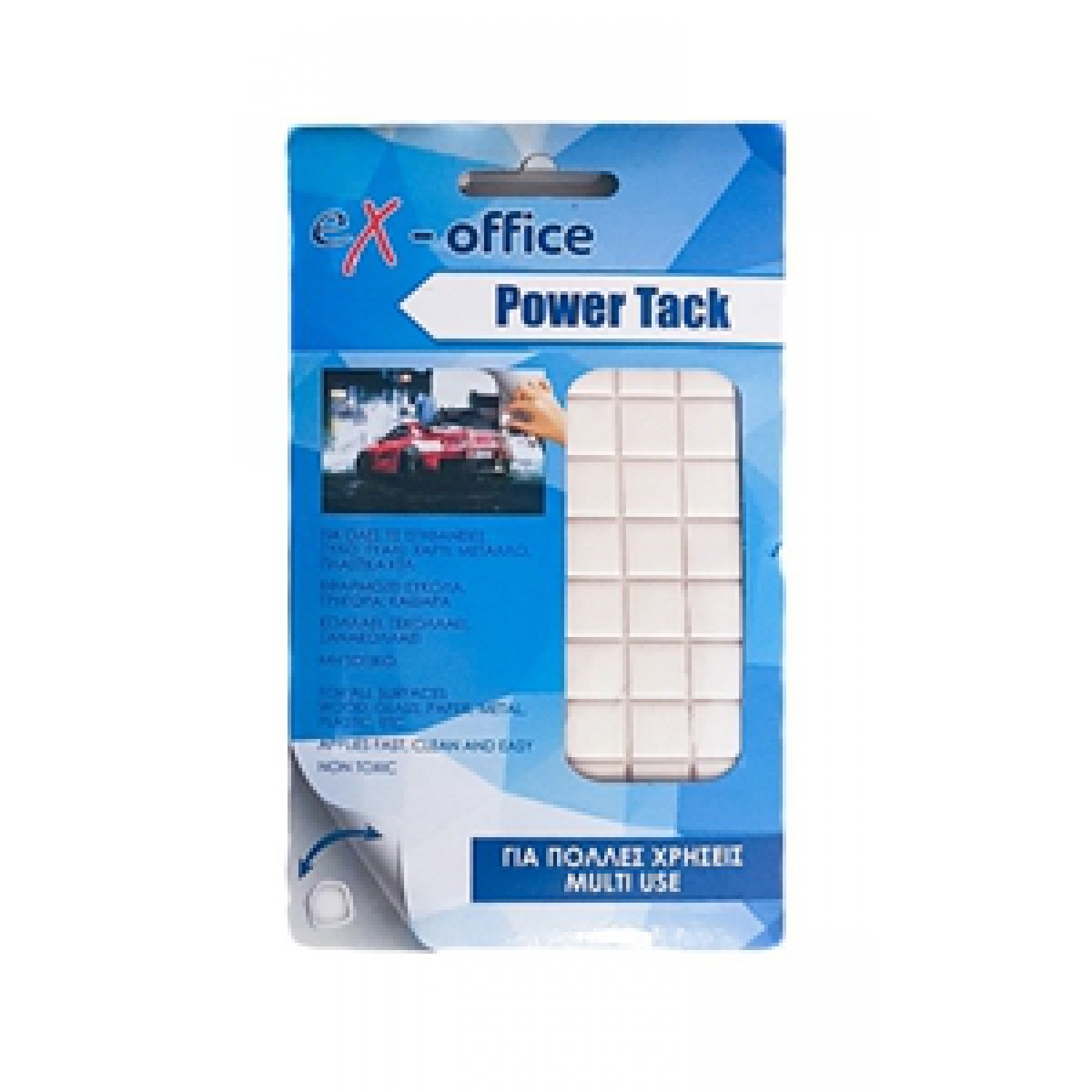 ΠΛΑΣΤΕΛΙΝΗ EX-OFFICE TACK 50GM WHITE 402407