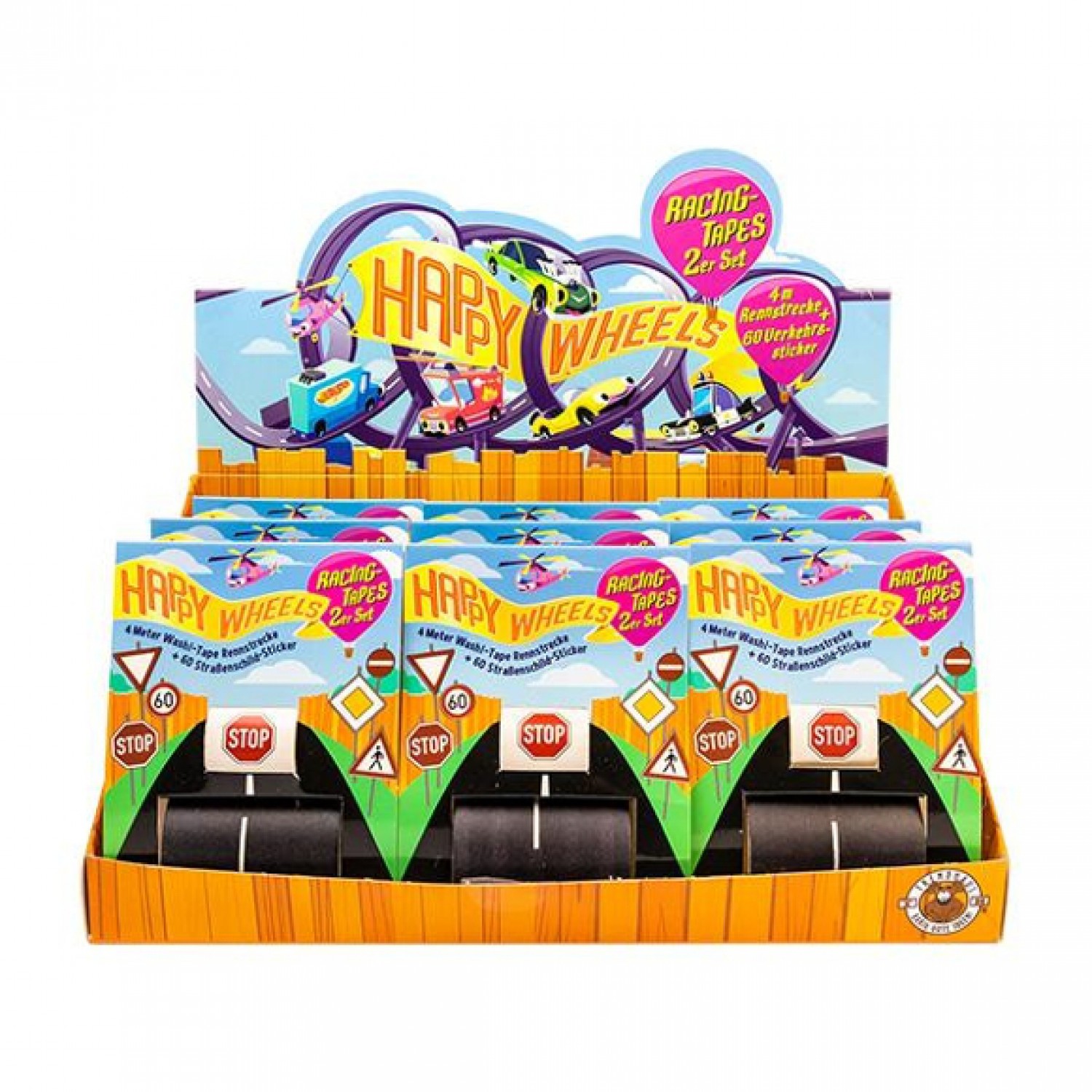 ΚΟΛΛΗΤΙΚΕΣ TREND 951465 HAPPY WHEELS (set 2X4m)