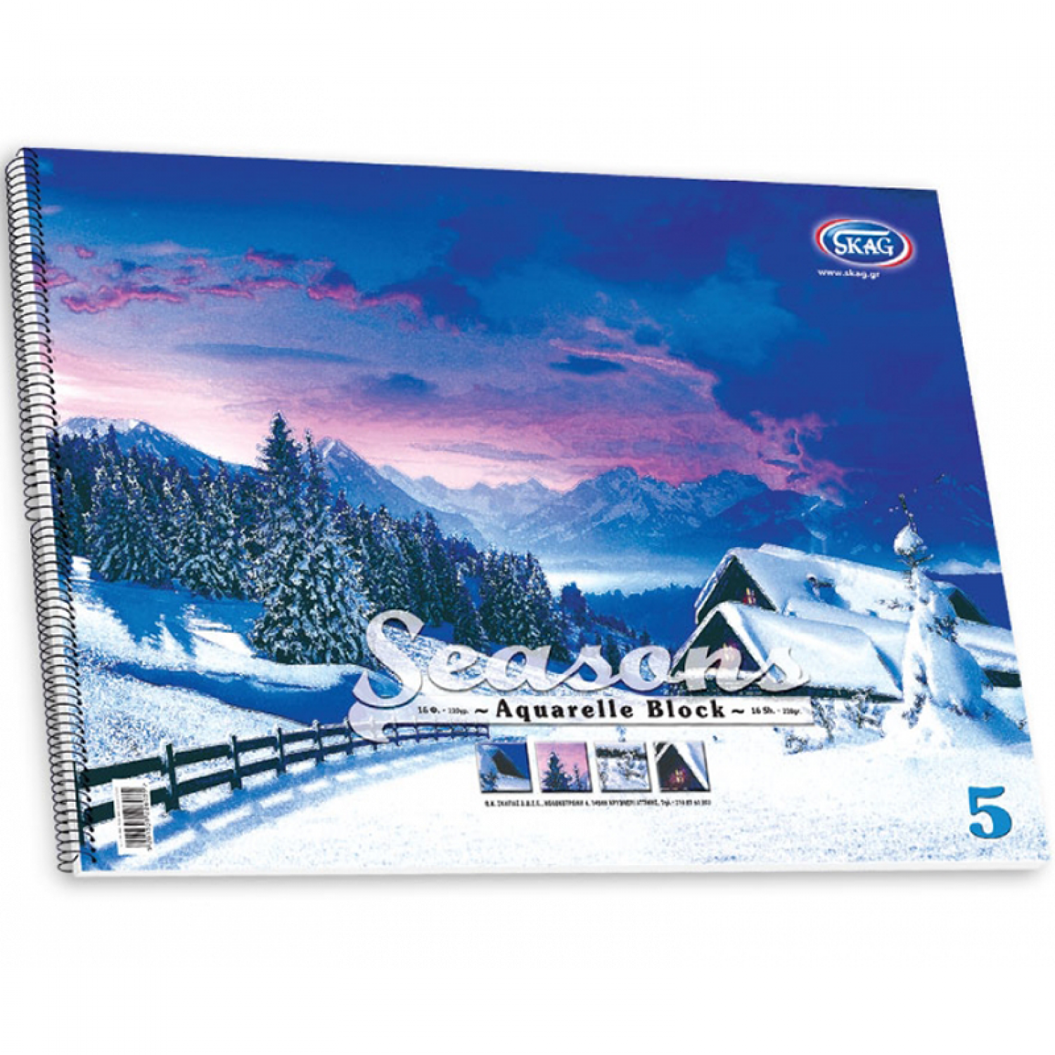Μπλοκ Ακουαρέλλας Εποχές 35x30 No5 226035