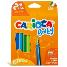 ΞΥΛΟΜΠΟΓΙΕΣ CARIOCA TEDDY BABY 2+ 10τεμ 42819