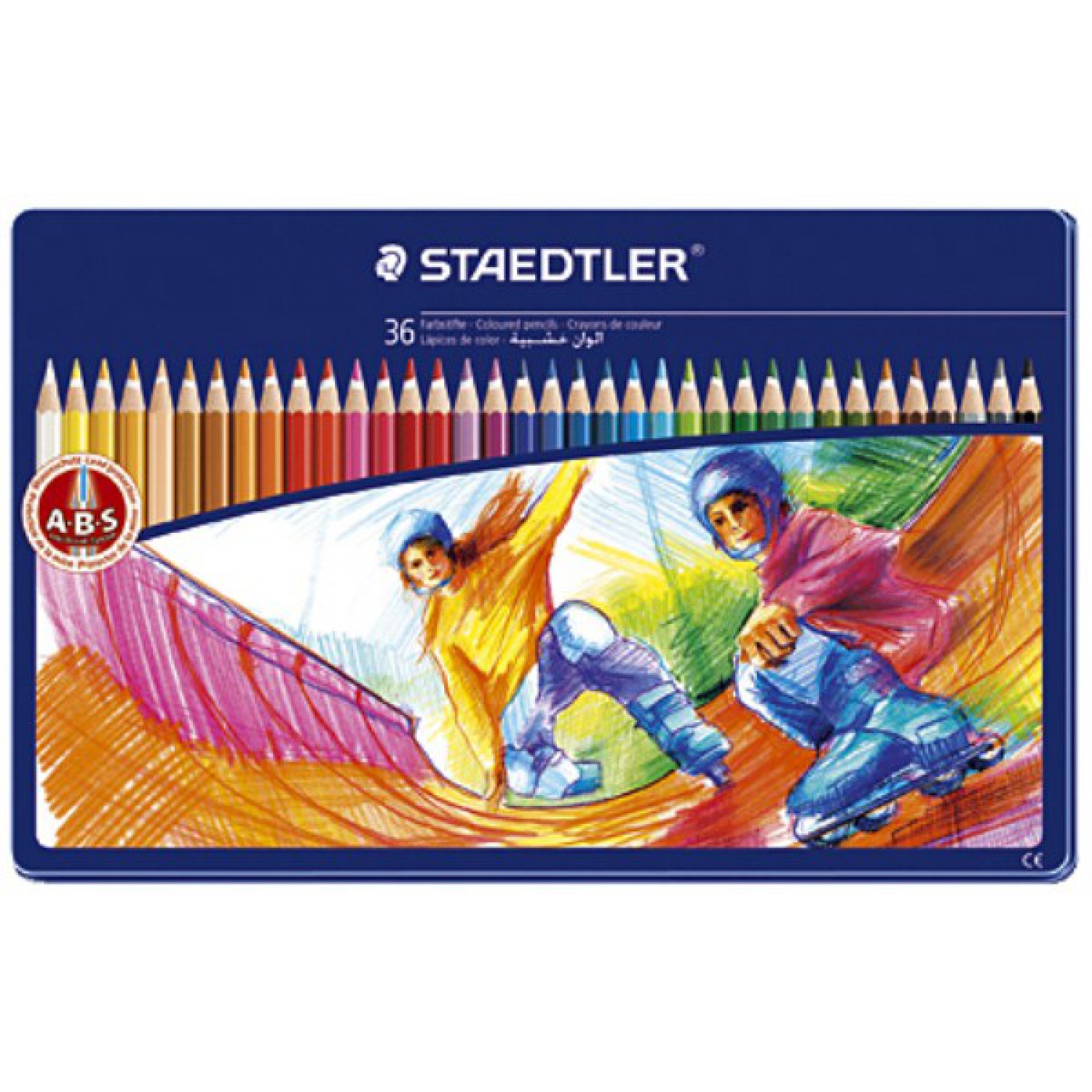 ΞΥΛΟΜΠΟΓΙΕΣ STAEDTLER 145 36ΧΡΩΜ. 36 METAL