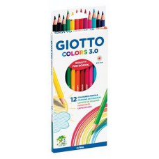ΞΥΛΟΜΠΟΓΙΕΣ GIOTTO COLORS 3.0 BLISTER 12 ΤΜΧ 