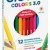 ΞΥΛΟΜΠΟΓΙΕΣ GIOTTO COLORS 3.0 BLISTER 12 ΤΜΧ 