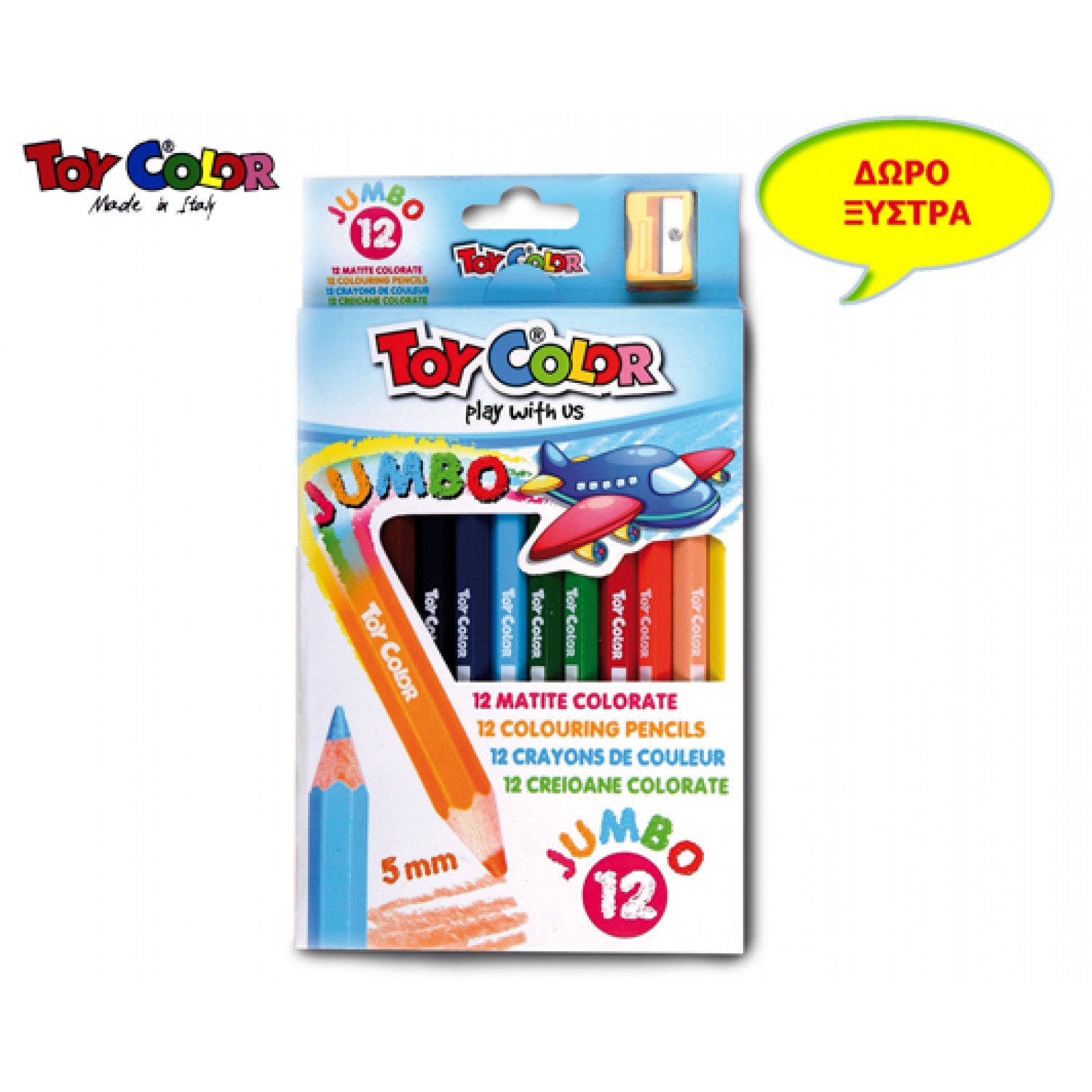 TOY COLOR ΚΡΑΙΓΙΟΝ (ΞΥΛΟΜΠΟΓΙΕΣ) 12 ΧΡ. ΧΟΝΔΡΟ ΜΕ ΞΥΣΤΡΑ