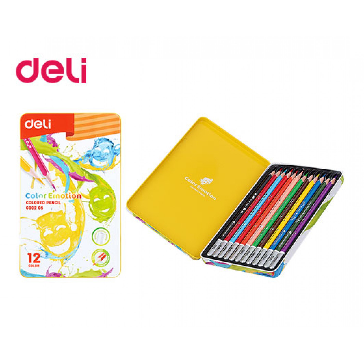 DELI ΚΡΑΙΓΙΟΝ (ΞΥΛΟΜΠΟΓΙΕΣ) 12 ΧΡΩΜΑΤΑ ΜΕΤΑΛΛΙΚΟ ΚΟΥΤΙ