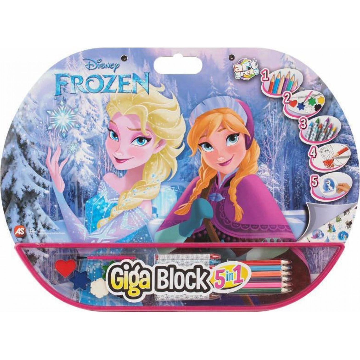 ΣΕΤ ΖΩΓΡΑΦΙΚΗΣ GIGA BLOCK 5 IN 1 FROZEN 2