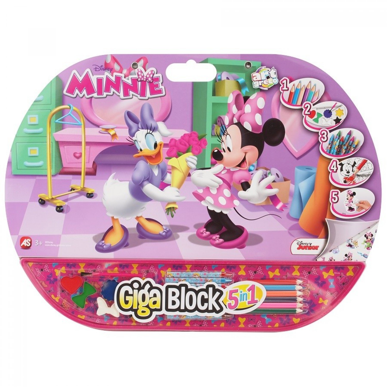 ΣΕΤ ΖΩΓΡΑΦΙΚΗΣ GIGA BLOCK 5 IN 1 MINNIE (62712)