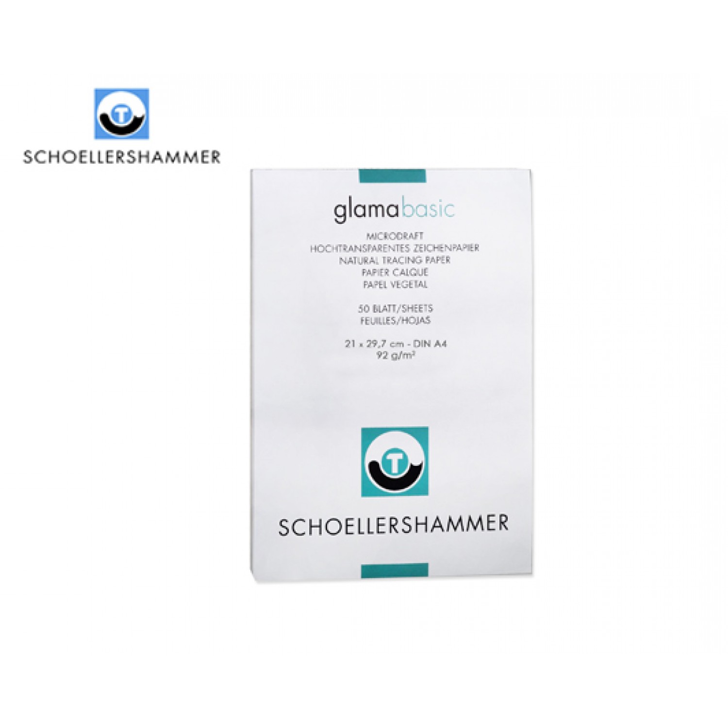 SCHOELLER ΜΠΛΟΚ ΔΙΑΦΑΝΕΣ Α4 92gr 50Φ. GLAMA BASIC