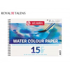ROYAL TALENS ΜΠΛΟΚ ΑΚΟΥΑΡΕΛΑΣ ΣΠΙΡΑΛ Α4 15Φ. 240gr ART CREATION