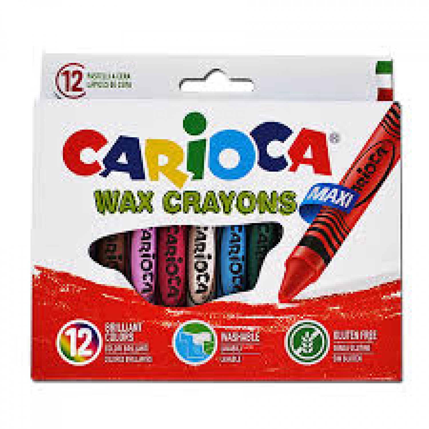 ΚΗΡΟΜΠΟΓΙΕΣ CARIOCA WAX CRAYONS/12 42369