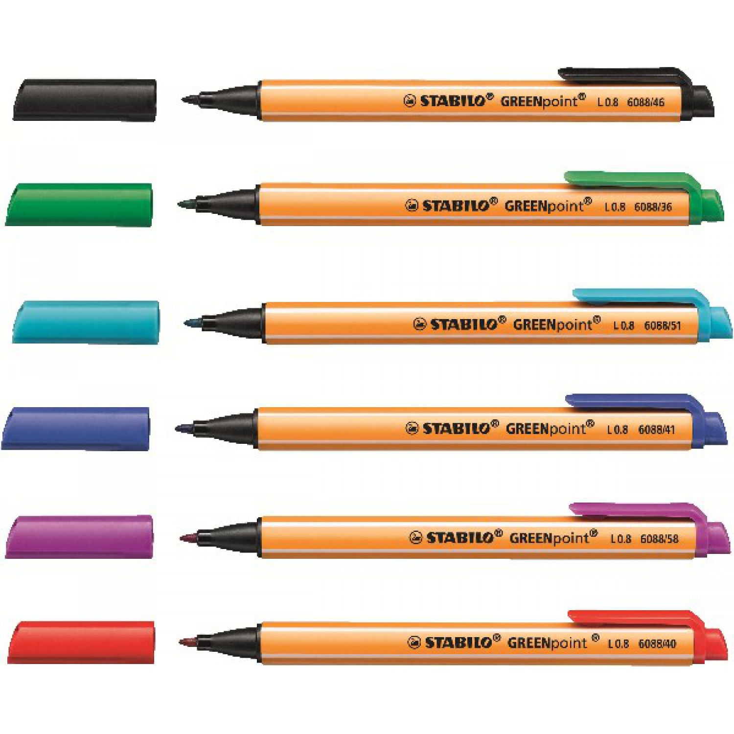 ΜΑΡΚΑΔΟΡΟΙ STABILO 6088 GREENpoint