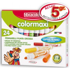 ΜΑΡΚΑΔΟΡΟΙ FIBRACOLOR COLORMAXI 24τεμ