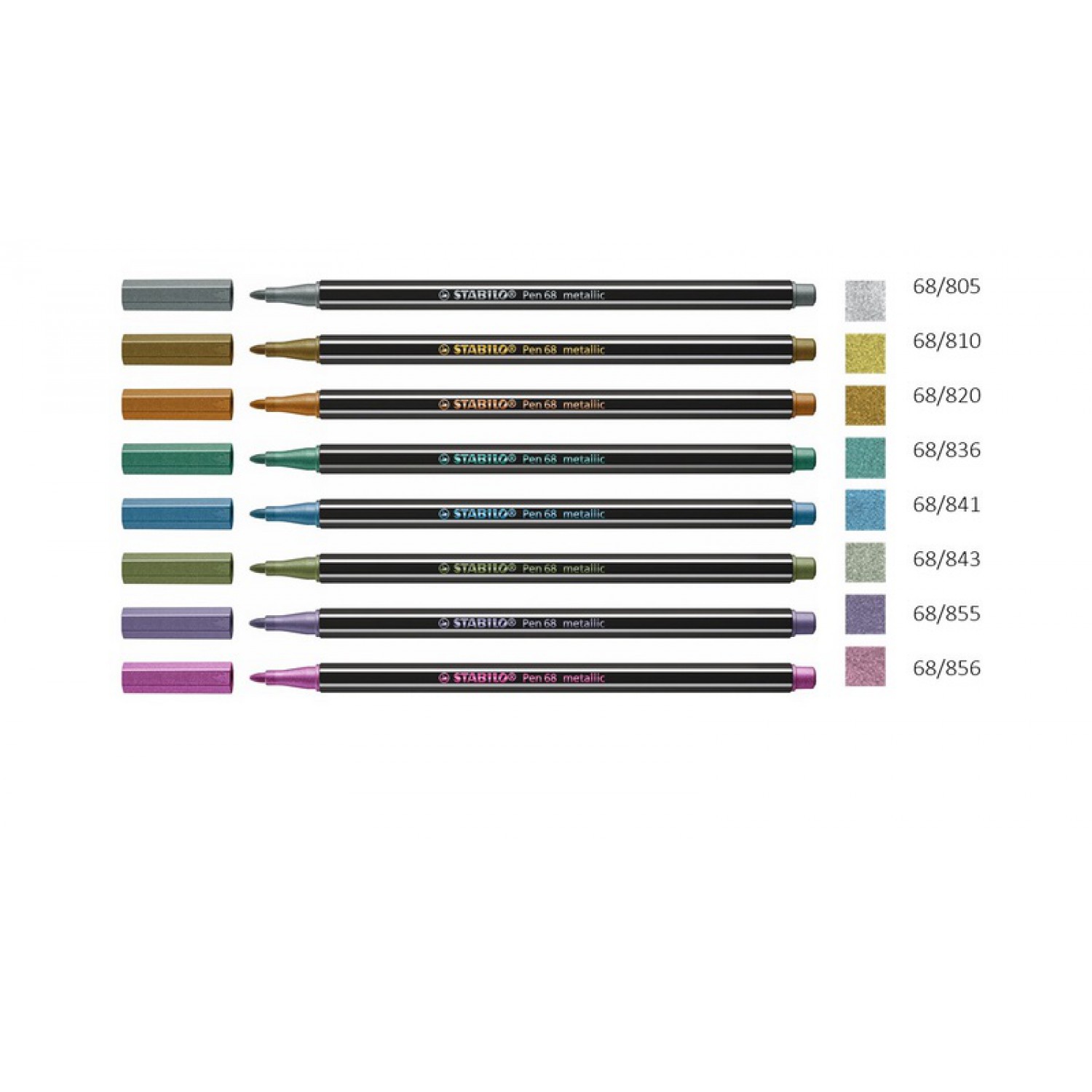 ΜΑΡΚΑΔΟΡΟΙ STABILO 68 metallic
