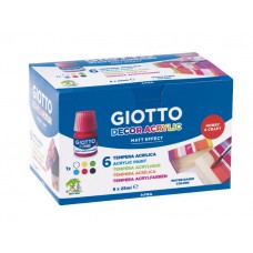 ΑΚΡΥΛΙΚΑ GIOTTO 538200 6X25ml DECOR MATT 6τεμ