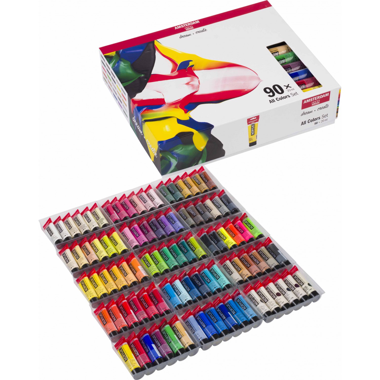 ΑΚΡΥΛΙΚΑ TALENS 20ml AMSTERDAΜ 90τεμ