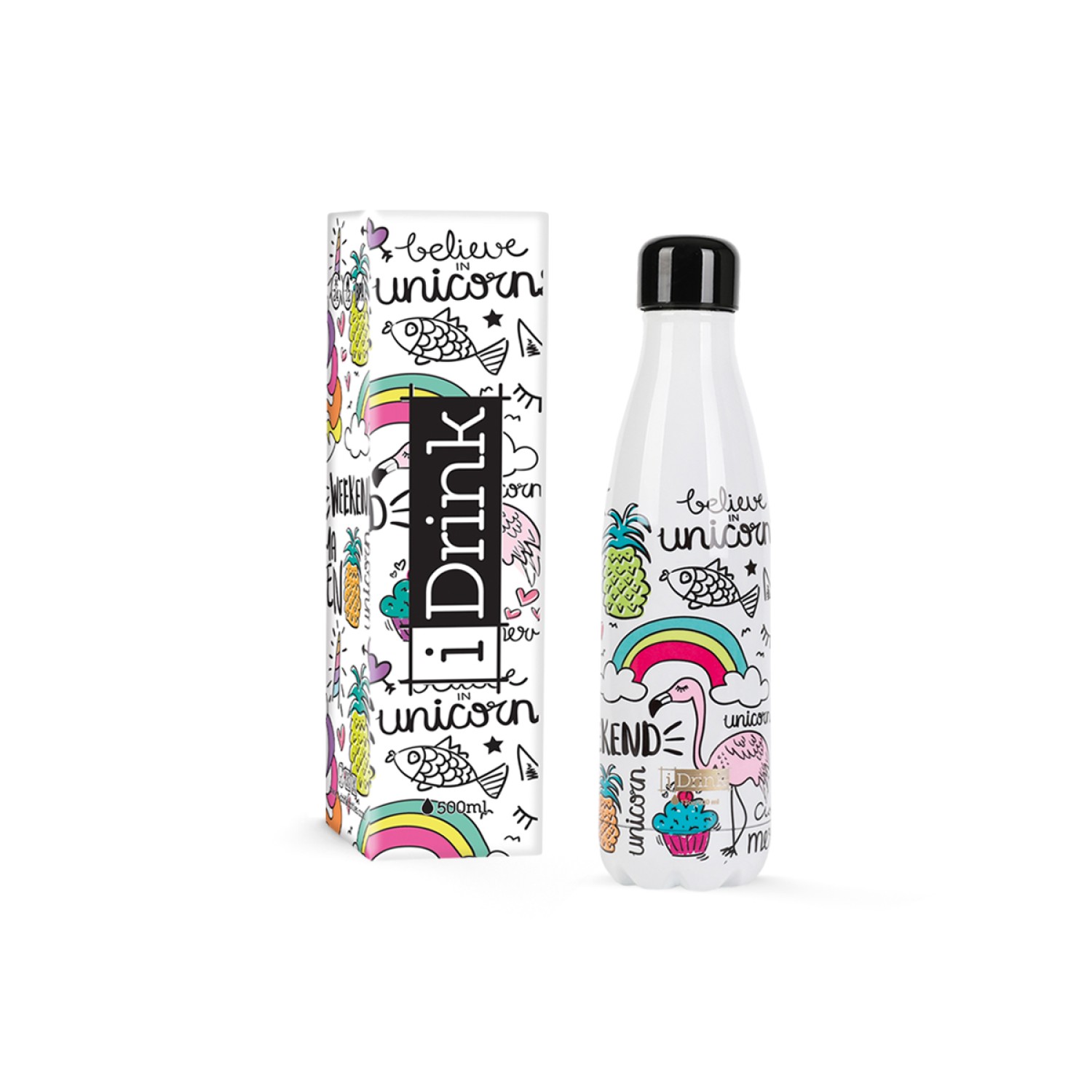 ΠΑΓΟΥΡΙ i DRINK ID0009 THERMAL BOTTLE 500ml UNICORN