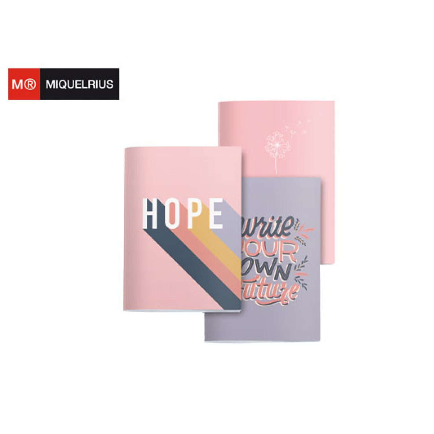 MIQUELRIUS ΤΕΤΡΑΔΙΟ ΜΕ ΓΡΑΜΜΕΣ ΒΟΥΛΕΣ 32Φ Α6 80gr WISH