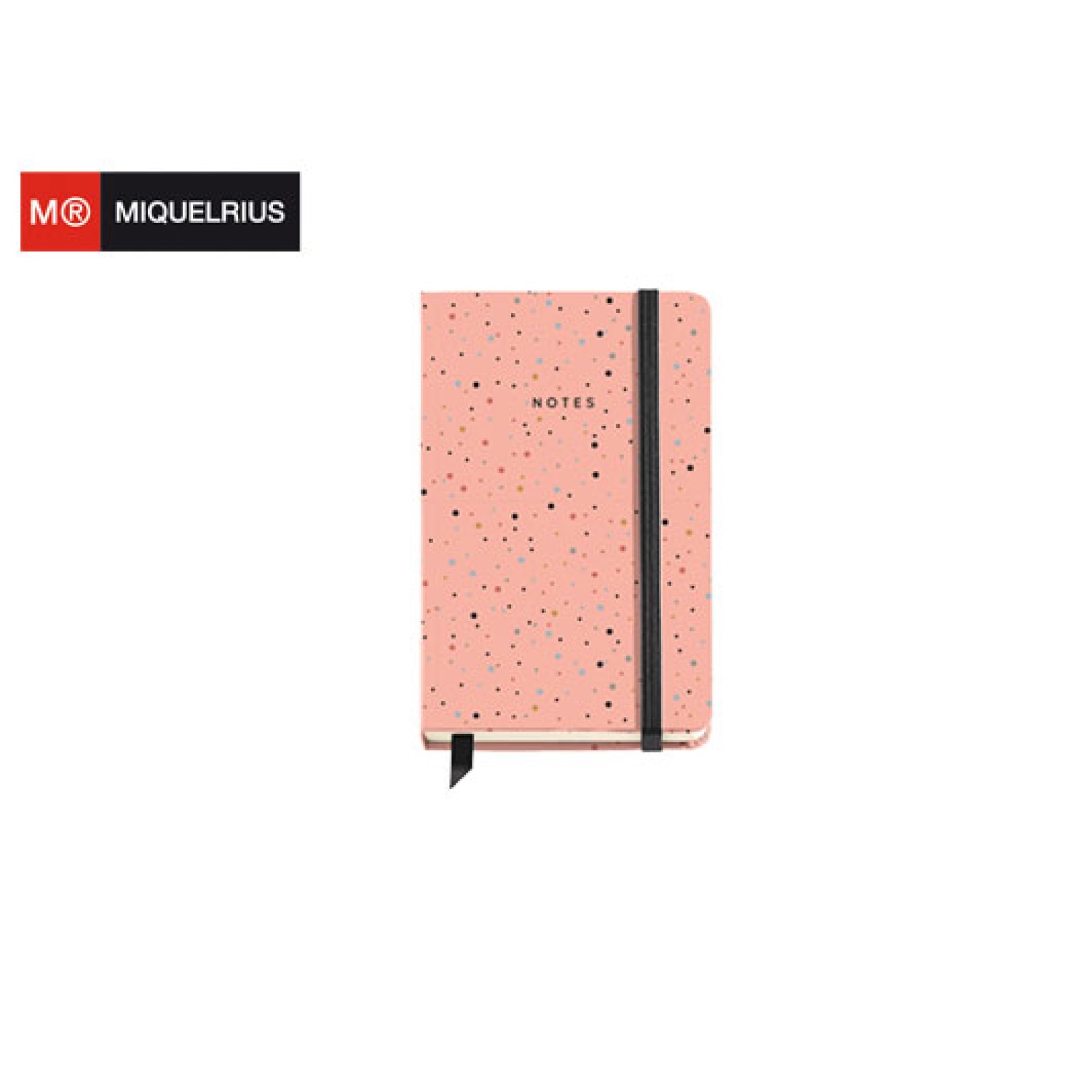 MIQUELRIUS ΜΠΛΟΚ ΒΙΒΛΙΟΔΕΤΗΜΕΝΟ ΜΕ ΛΑΣΤΙΧΟ 100Φ 9x14cm 100gr SPLASH NATURALLY