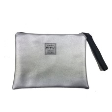 ΤΣΑΝΤΑΚΙ CITY SAFE POCKET METALLICS 12215 SILVER 4EVER