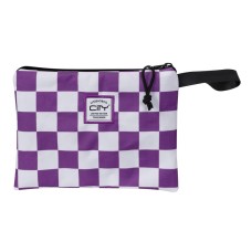 ΤΣΑΝΤΑΚΙ CITY SAFE POCKET 26615 CHECKERS PURPLE