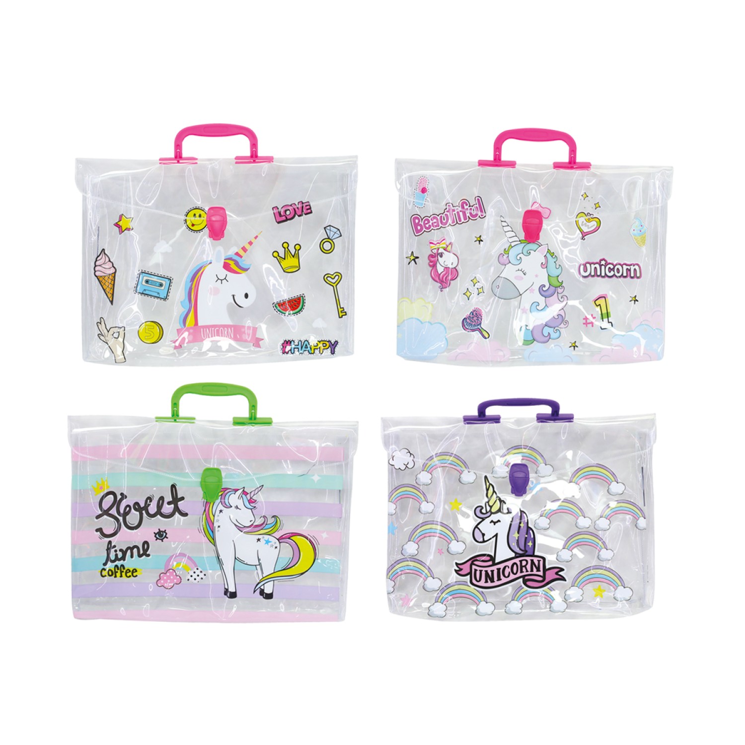 ΤΣΑΝΤΑ TOTAL GIFT XL1317 UNICORN 33,5x28x4cm