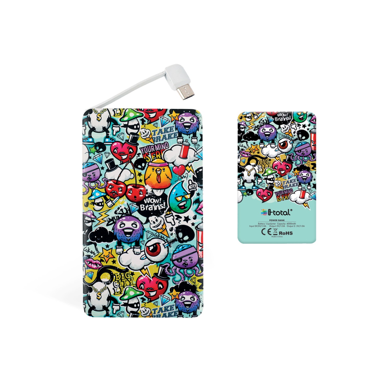 ΦΟΡΤΙΣΤΗΣ i-TOTAL CM3432 POWER BANK URBAN 4000mAh