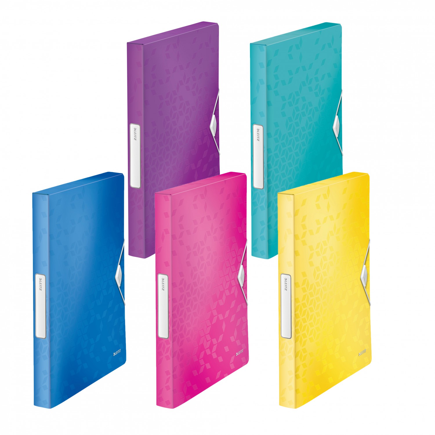 ΚΟΥΤΙ LEITZ 4629 WOW ΜΕ ΛΑΣΤΙXO 3cm PP