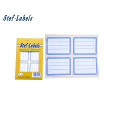 STEF ΕΤΙΚΕΤΤΕΣ ΣΧΟΛΙΚΕΣ ΑΥΤΟΚΟΛΛΗΤΕΣ 050x072mm 4/ΦΥΛ. 40Φ.