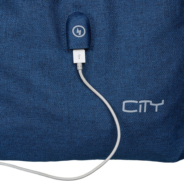 ΤΣΑΝΤΑ CITY BRAIN 11559 MELANGE BLUE