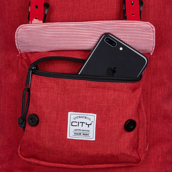 ΤΣΑΝΤΑ CITY BESTIE S. 11479 MELANGE RED