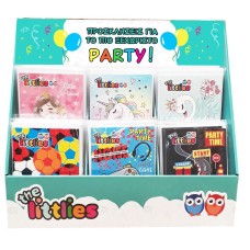 Προσκλήσεις Πάρτυ The littlies σε 6 Σχέδια 6 Τμχ.