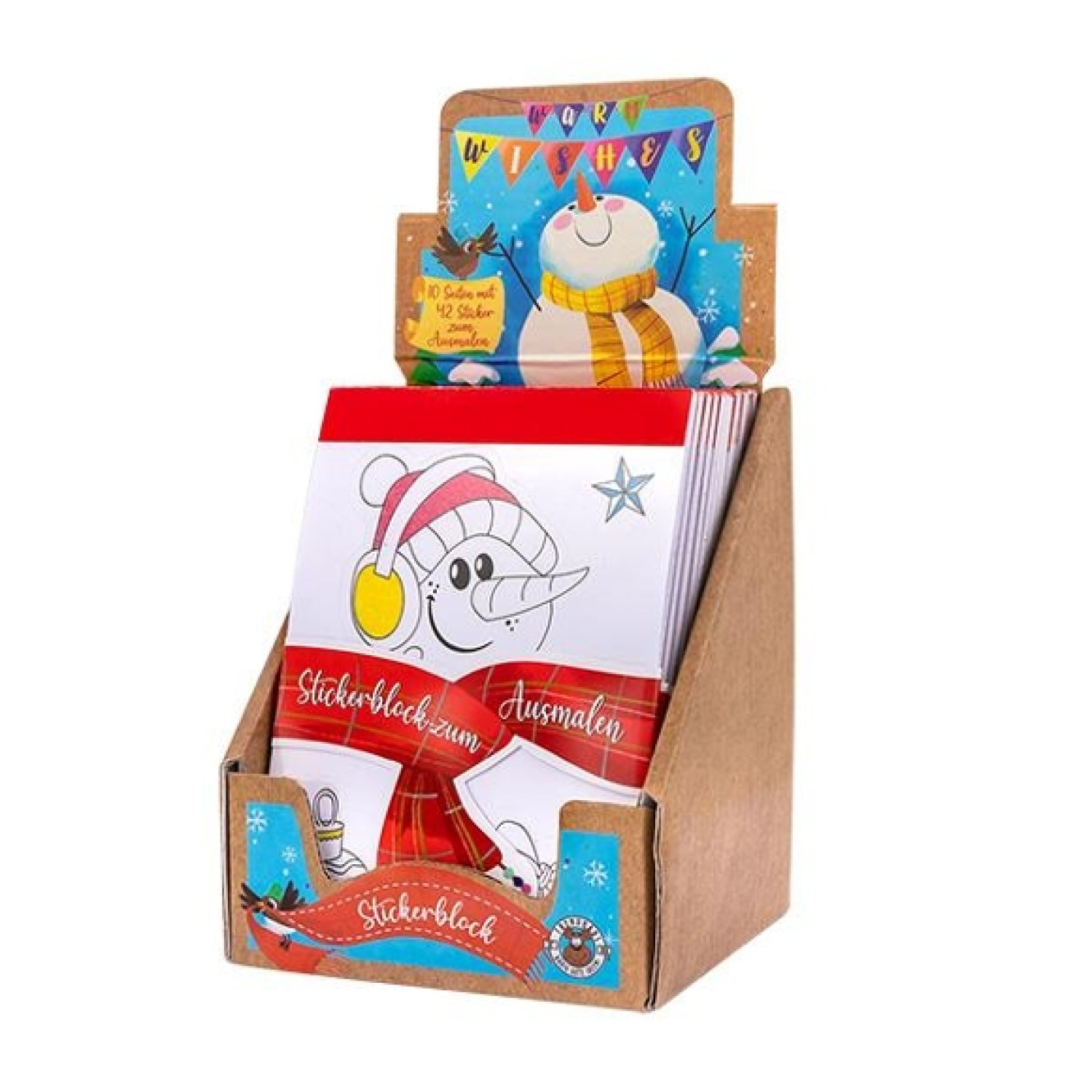 ΜΠΛΟΚ TREND 952455 WARM WISHES COLOURING STICKERS