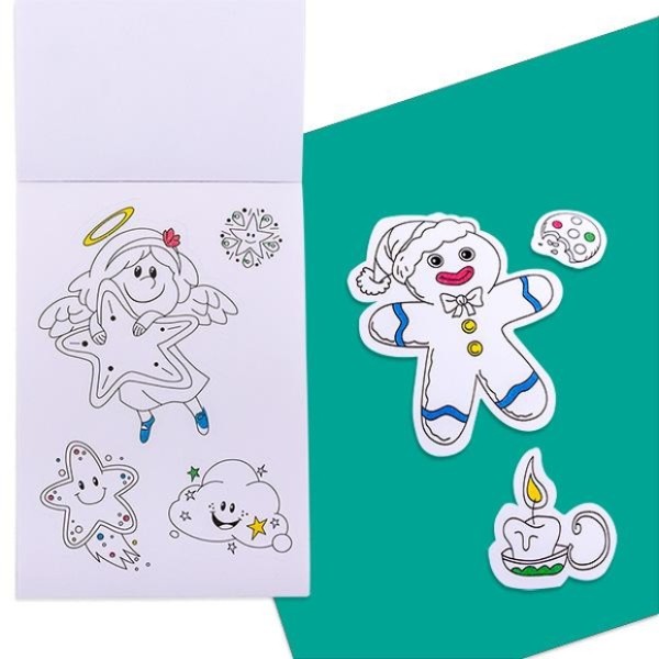 ΜΠΛΟΚ TREND 952455 WARM WISHES COLOURING STICKERS