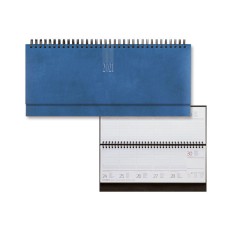 ΠΛΑΝΟ ΕΒΔΟΜΑΔΙΑΙΟ ΛΕΥΚΟ 29,8x10,5cm 128Σ. ΣΠΙΡΑΛ WALL ΜΠΛΕ