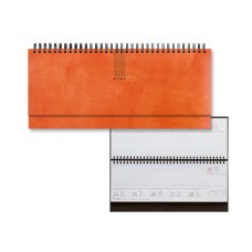 ΠΛΑΝΟ ΕΒΔΟΜΑΔΙΑΙΟ ΛΕΥΚΟ 29,8x10,5cm 128Σ. ΣΠΙΡΑΛ WALL ΠΟΡΤΟΚΑΛΙ