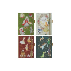 ΗΜΕΡΟΛΟΓΙΟ ΗΜΕΡΗΣΙΟ ΜΕ ΛΑΣΤΙΧΟ/ΘΗΚΗ ΣΤΥΛΟ 12x17cm FAIRYTALE