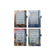 ΗΜΕΡΟΛΟΓΙΟ ΗΜΕΡΗΣΙΟ ΜΕ ΛΑΣΤΙΧΟ/ΘΗΚΗ ΣΤΥΛΟ 14x21cm URBAN