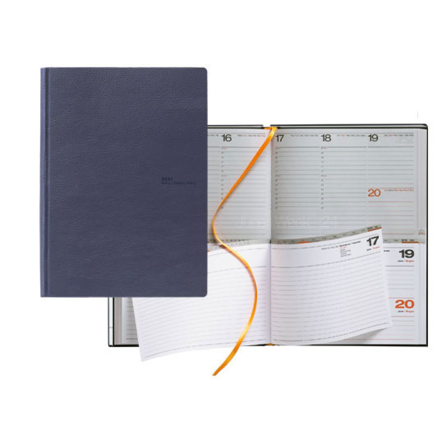 ΗΜΕΡΟΛΟΓΙΟ ΗΜΕΡΗΣΙΟ & ΕΒΔΟΜΑΔΙΑΙΟ ΛΕΥΚΟ 376Σ. 16,5x23,5cm AVENUE ΜΠΛΕ