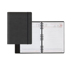 ΗΜΕΡΟΛΟΓΙΟ ΗΜΕΡΗΣΙΟ 16,6x24cm 384Σ. ΣΠΙΡΑΛ ARIZONA ΜΑΥΡΟ