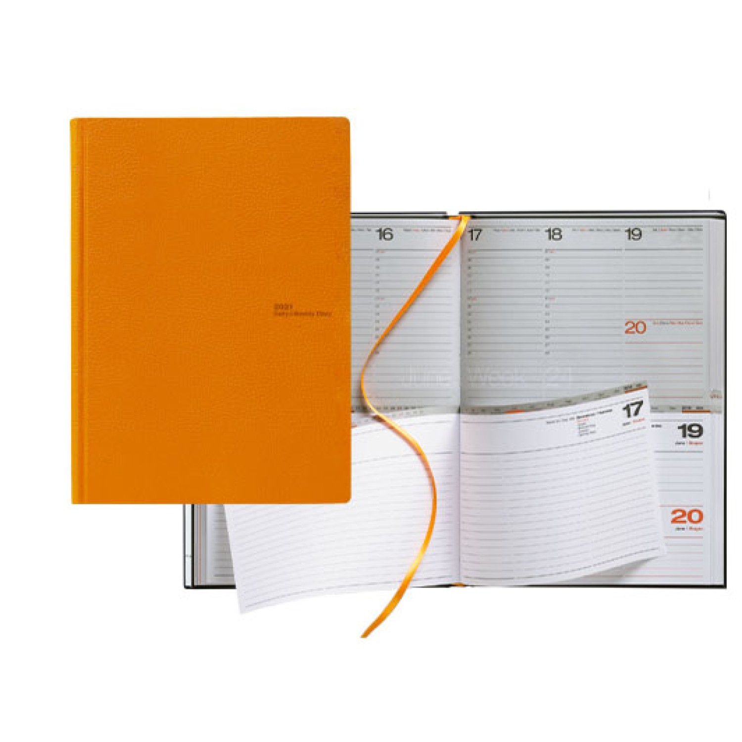 ΗΜΕΡΟΛΟΓΙΟ ΗΜΕΡΗΣΙΟ & ΕΒΔΟΜΑΔΙΑΙΟ ΛΕΥΚΟ 376Σ. 16,5x23,5cm AVENUE ΠΟΡΤΟΚΑΛΙ