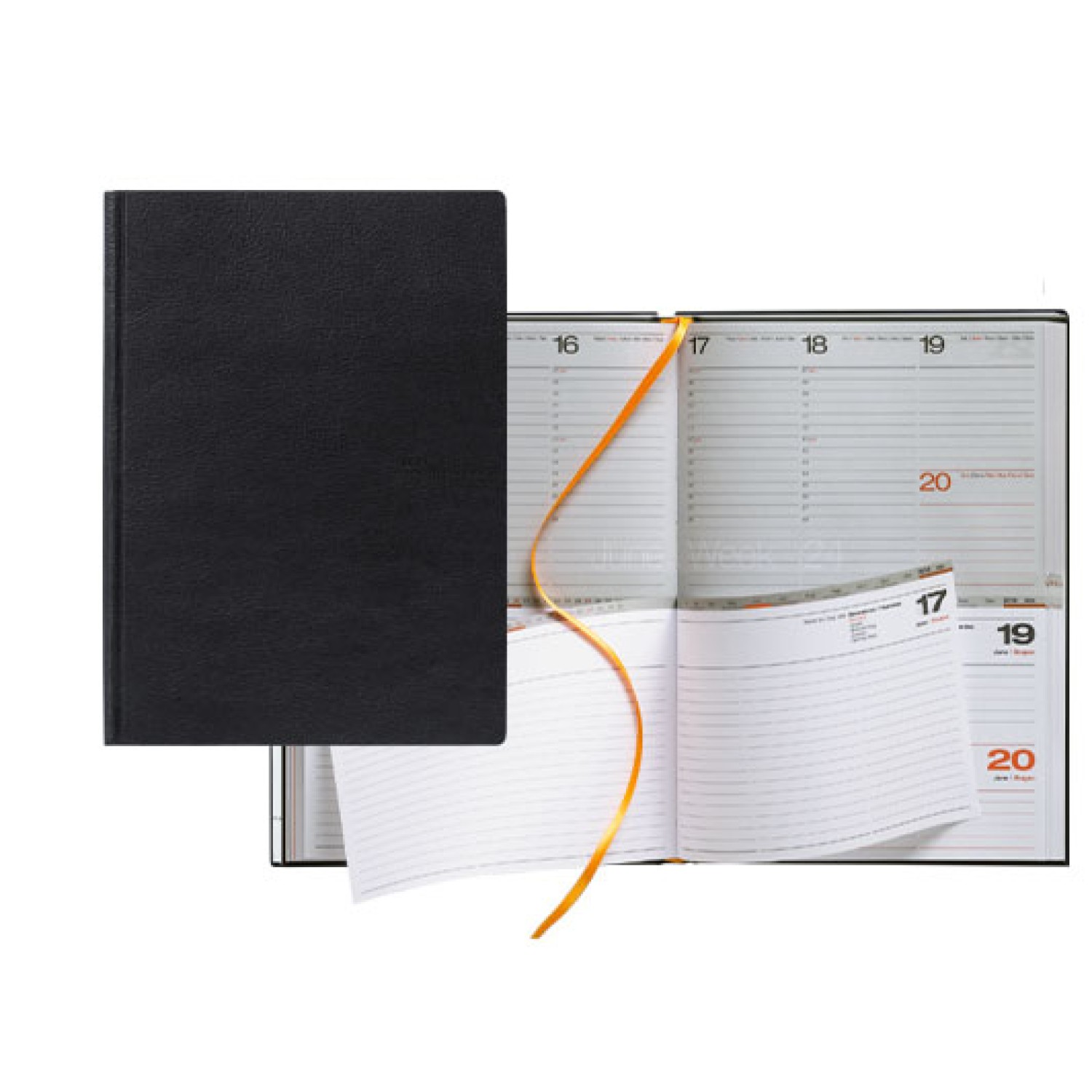 ΗΜΕΡΟΛΟΓΙΟ ΗΜΕΡΗΣΙΟ & ΕΒΔΟΜΑΔΙΑΙΟ ΛΕΥΚΟ 376Σ. 16,5x23,5cm AVENUE ΜΑΥΡΟ