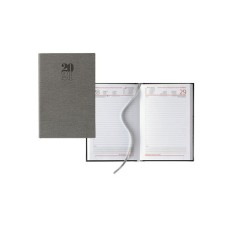 ΗΜΕΡΟΛΟΓΙΟ ΗΜΕΡΗΣΙΟ ΛΕΥΚΟ 384Σ. 11x16,5cm NATURE FLAT ΑΝΘΡΑΚΙ