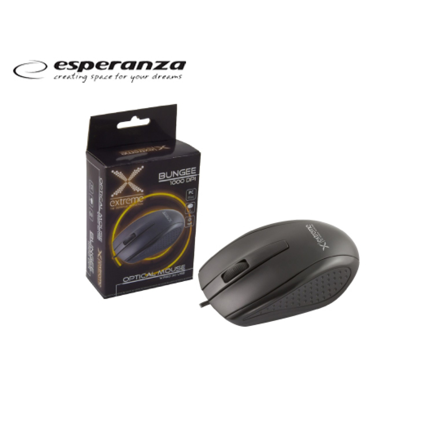 ESPERANZA ΠΟΝΤΙΚΙ USB EXTREME XM-110K ΜΑΥΡΟ