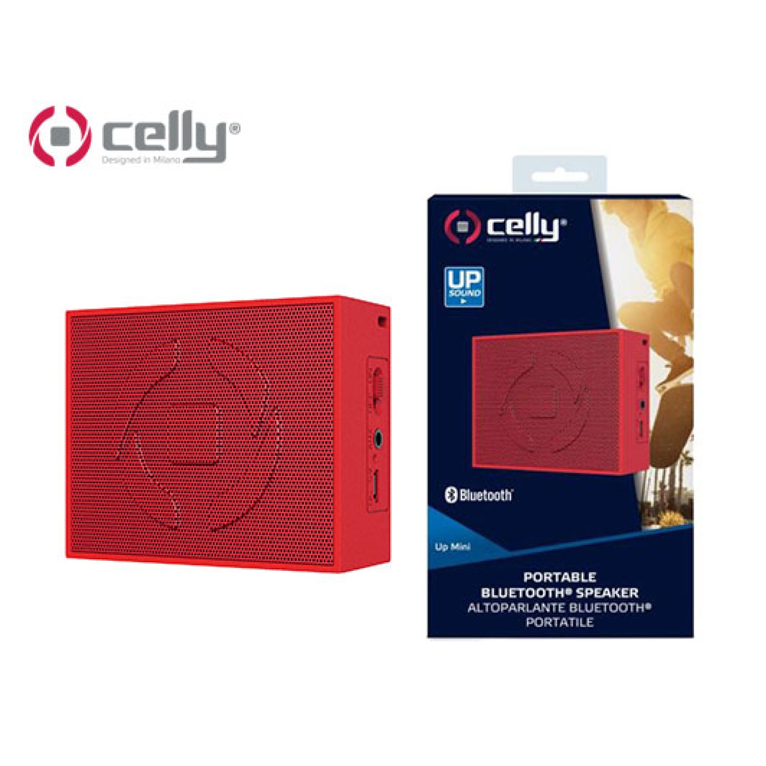 CELLY ΗΧΕΙΟ BLUETOOTH MINI 5W/400mAh ΚΟΚΚΙΝΟ