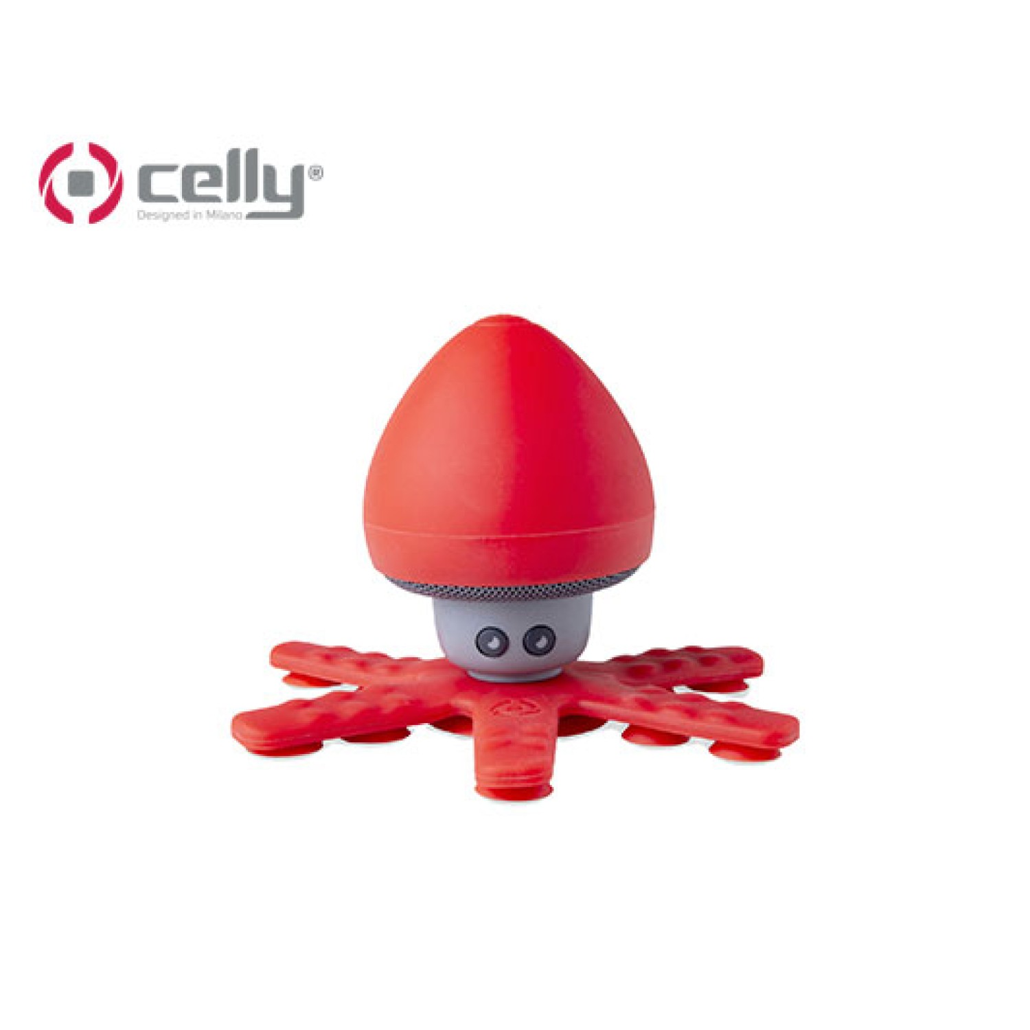 CELLY ΗΧΕΙΟ BLUETOOTH ΦΟΡΗΤΟ ΑΔΙΑΒΡΟΧΟ 3W/ 150Hz-18KHz ΚΟΚΚΙΝΟ